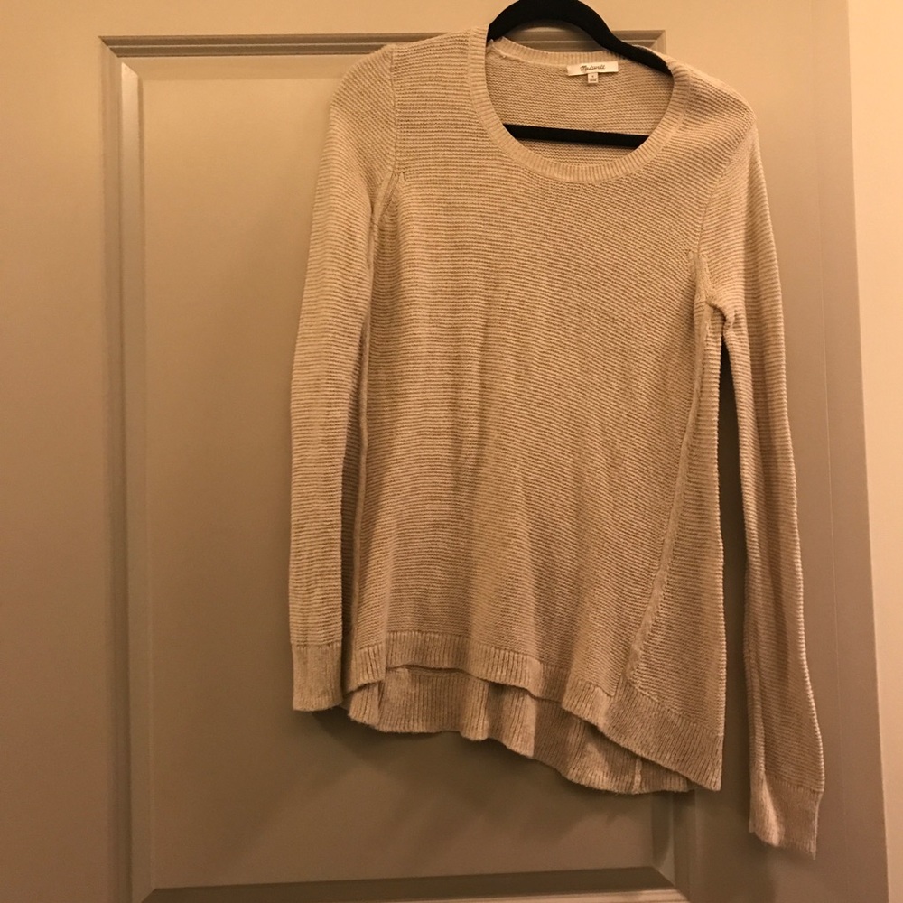 Madewell Tan Sweater Size S
